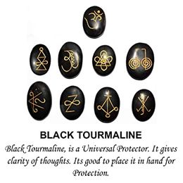 Black Tourmaline Reiki ( 7pcs)