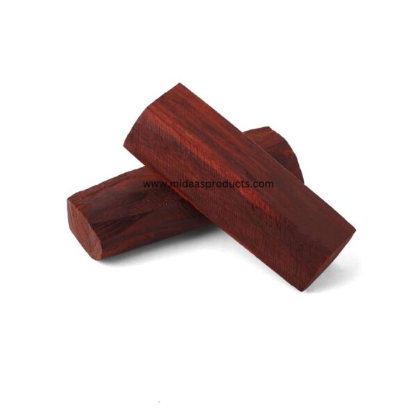 Red Sandalwood Stick | Natural Lal Chandan Wood for Religious Usage and Healing Purpose | Lal Chandan Sticks-2pcs