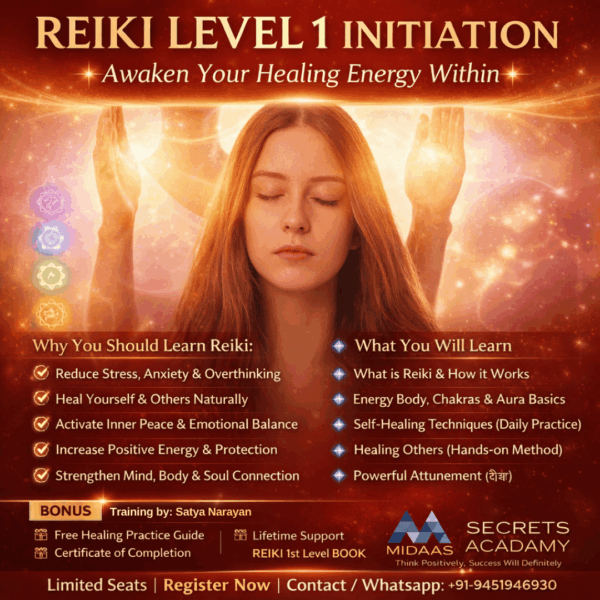 Reiki First Level Training