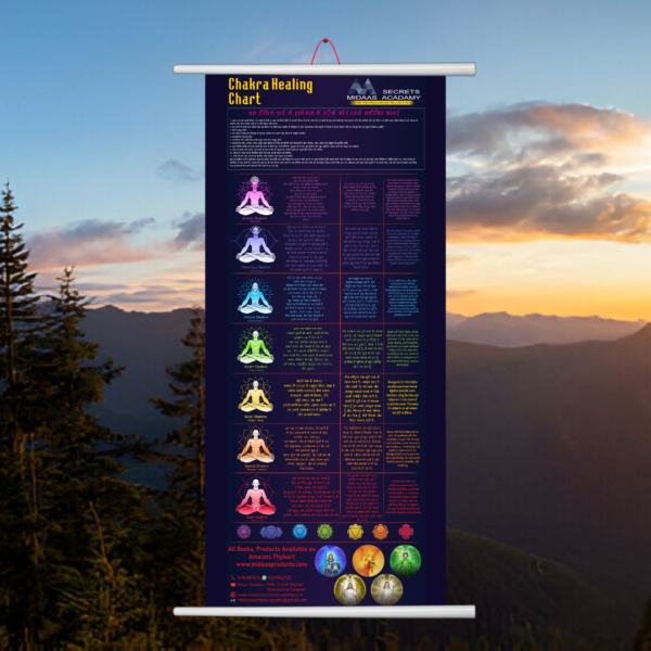 Reiki Seven chakra healing & Detailed information Calender 4x2 feet