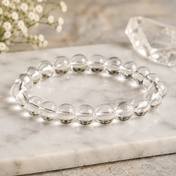 Clear Crystal (Clear Quartz) Bracelet